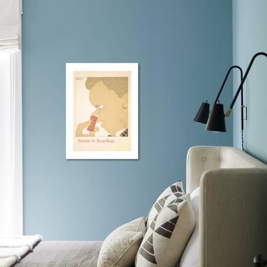 Smelling The Cork From Lart De Boire By Louis Forest Giclee Print By Charles Martin Artcom - 