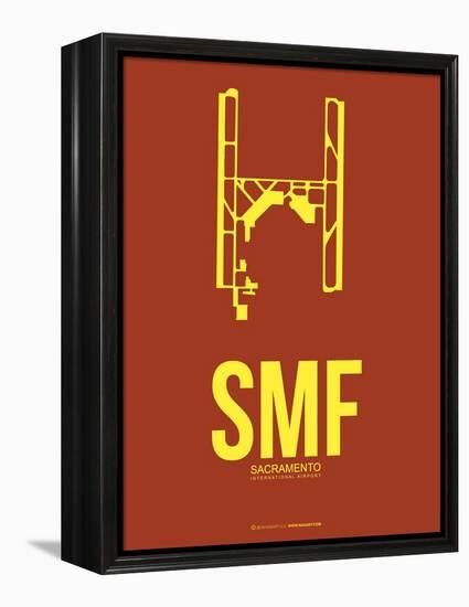 SMF Sacramento Poster 1-NaxArt-Framed Stretched Canvas