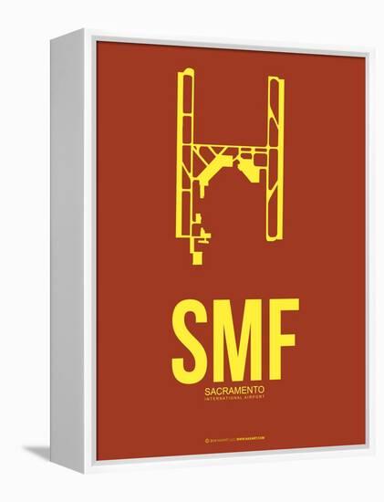 SMF Sacramento Poster 1-NaxArt-Framed Stretched Canvas