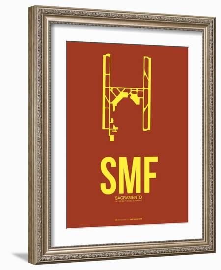 SMF Sacramento Poster 1-NaxArt-Framed Art Print