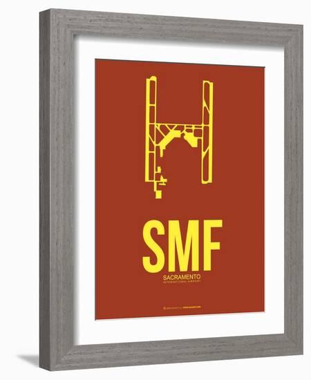 SMF Sacramento Poster 1-NaxArt-Framed Art Print