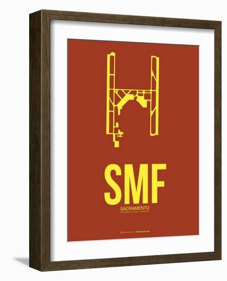 SMF Sacramento Poster 1-NaxArt-Framed Art Print