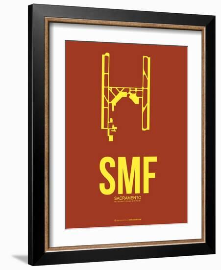 SMF Sacramento Poster 1-NaxArt-Framed Art Print