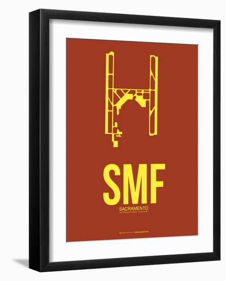 SMF Sacramento Poster 1-NaxArt-Framed Art Print
