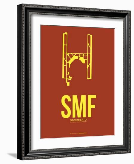 SMF Sacramento Poster 1-NaxArt-Framed Art Print