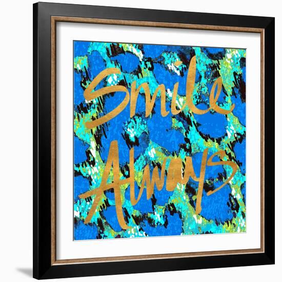 Smile Always-SD Graphics Studio-Framed Art Print