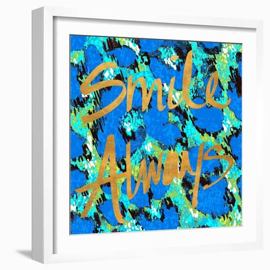 Smile Always-SD Graphics Studio-Framed Art Print
