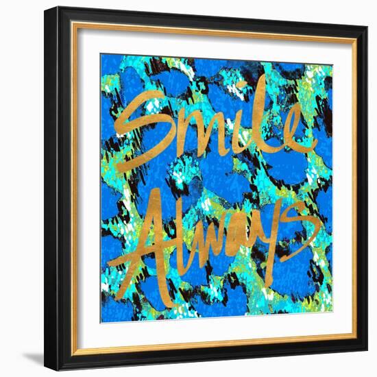 Smile Always-SD Graphics Studio-Framed Art Print