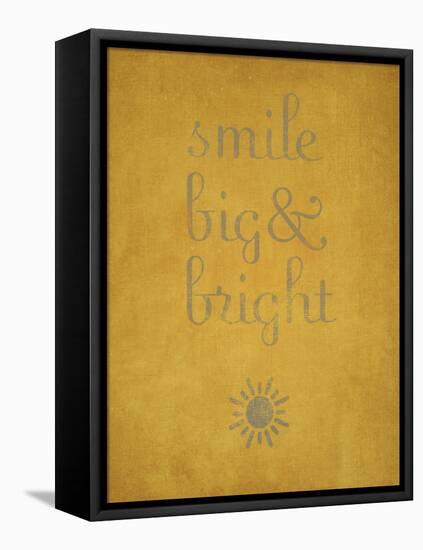 Smile Big and Bright-null-Framed Stretched Canvas