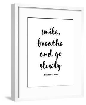 Smile Breathe-Pop Monica-Framed Art Print