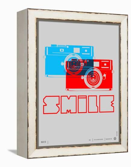 Smile Camera Poster-NaxArt-Framed Stretched Canvas