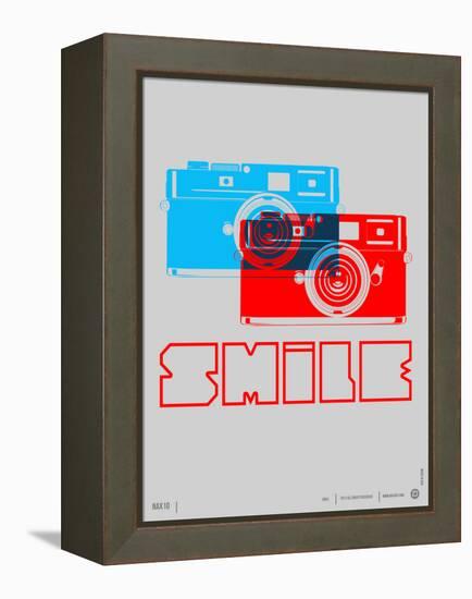 Smile Camera Poster-NaxArt-Framed Stretched Canvas