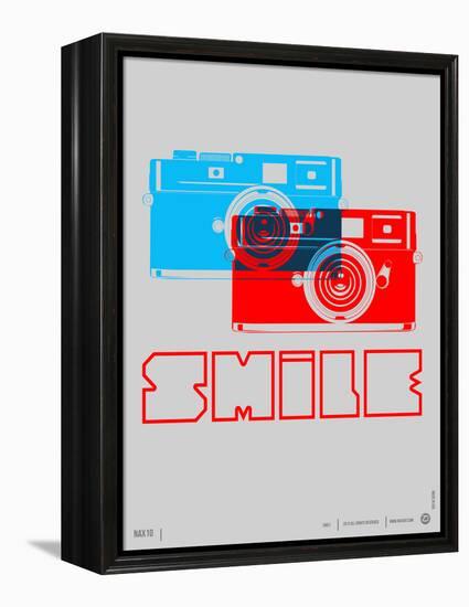 Smile Camera Poster-NaxArt-Framed Stretched Canvas