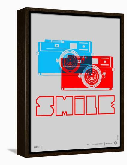 Smile Camera Poster-NaxArt-Framed Stretched Canvas