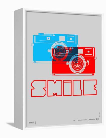 Smile Camera Poster-NaxArt-Framed Stretched Canvas