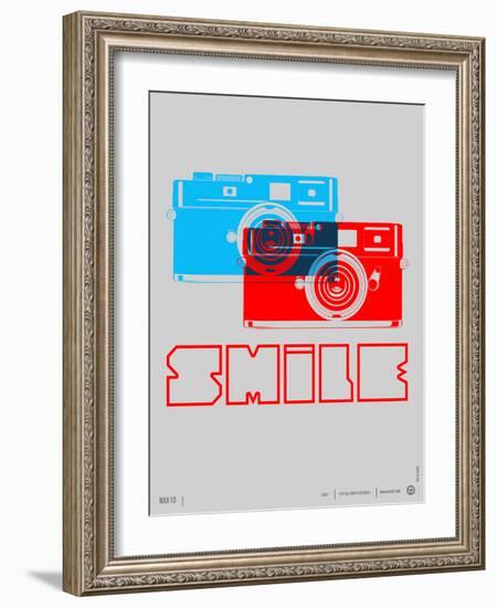 Smile Camera Poster-NaxArt-Framed Art Print