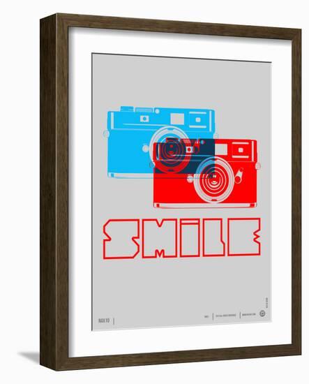 Smile Camera Poster-NaxArt-Framed Art Print