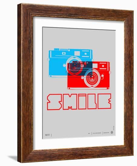 Smile Camera Poster-NaxArt-Framed Art Print