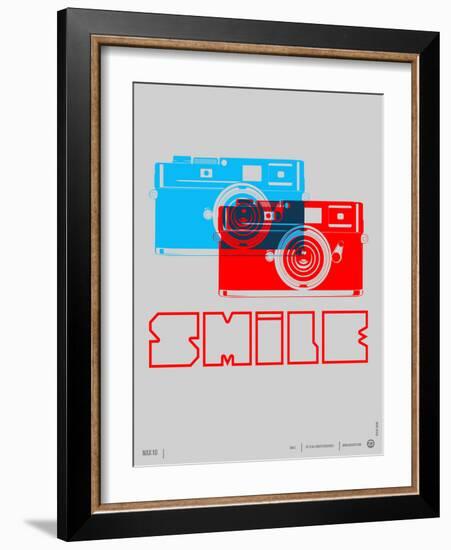 Smile Camera Poster-NaxArt-Framed Art Print