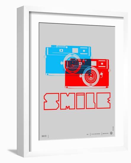 Smile Camera Poster-NaxArt-Framed Art Print