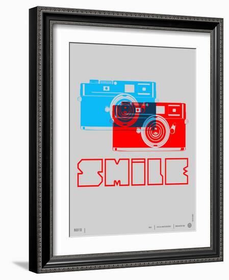 Smile Camera Poster-NaxArt-Framed Art Print