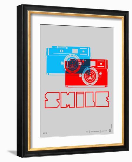 Smile Camera Poster-NaxArt-Framed Art Print