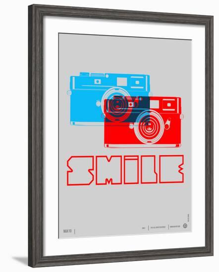 Smile Camera Poster-NaxArt-Framed Art Print