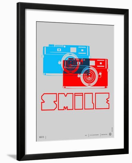 Smile Camera Poster-NaxArt-Framed Art Print