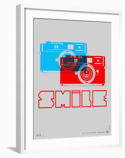 Smile Camera Poster-NaxArt-Framed Art Print