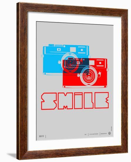 Smile Camera Poster-NaxArt-Framed Art Print