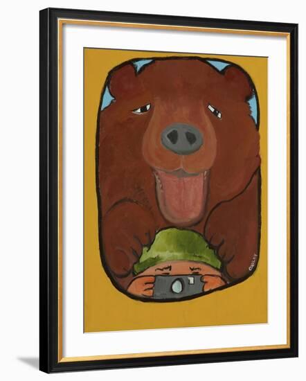 Smile Grizzley-Jennie Cooley-Framed Giclee Print