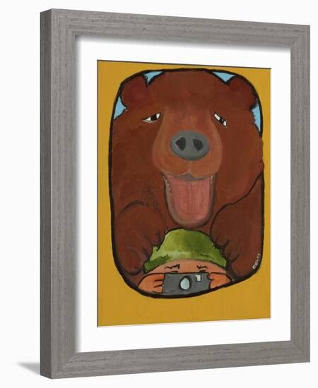 Smile Grizzley-Jennie Cooley-Framed Giclee Print