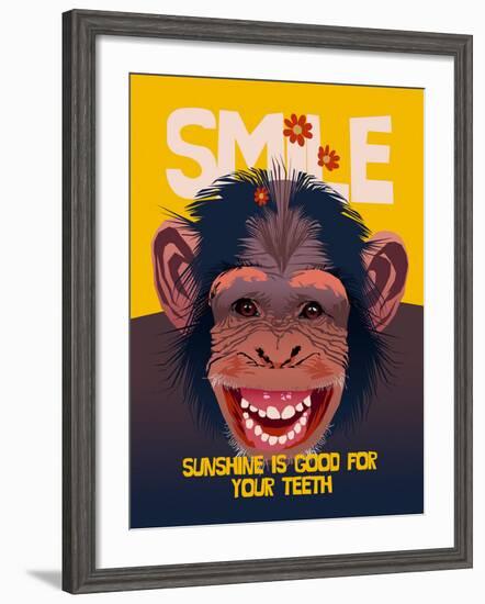 Smile III-Ken Hurd-Framed Giclee Print