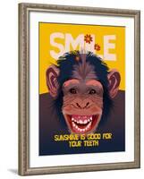 Smile III-Ken Hurd-Framed Giclee Print