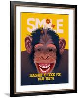 Smile III-Ken Hurd-Framed Giclee Print