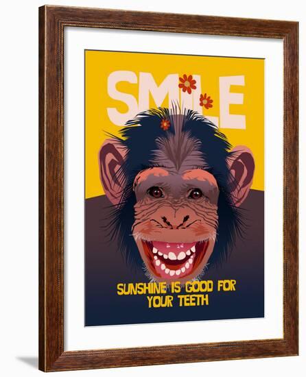 Smile III-Ken Hurd-Framed Giclee Print