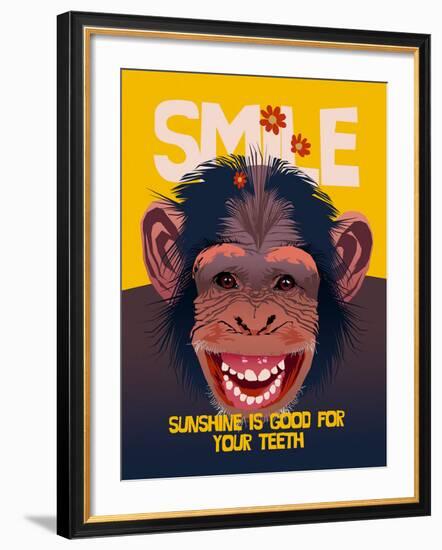 Smile III-Ken Hurd-Framed Giclee Print