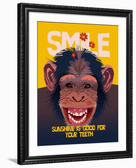 Smile III-Ken Hurd-Framed Giclee Print