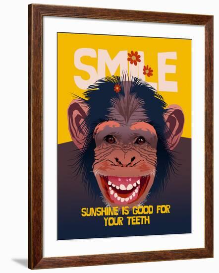 Smile III-Ken Hurd-Framed Giclee Print