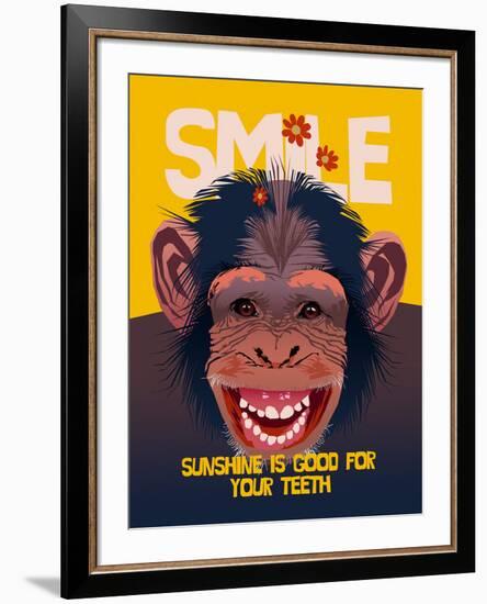 Smile III-Ken Hurd-Framed Giclee Print