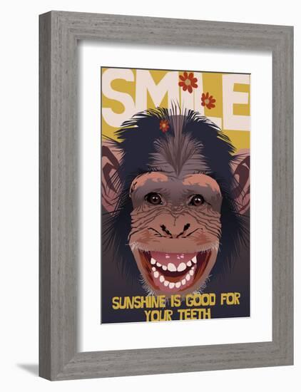 Smile III-Ken Hurd-Framed Art Print