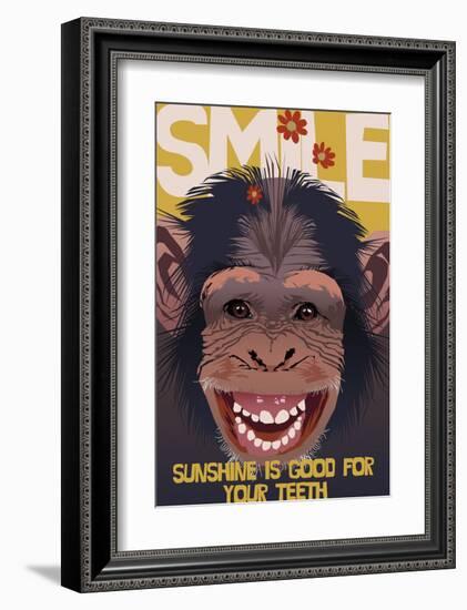 Smile III-Ken Hurd-Framed Art Print