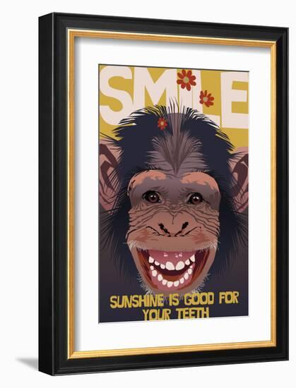 Smile III-Ken Hurd-Framed Art Print