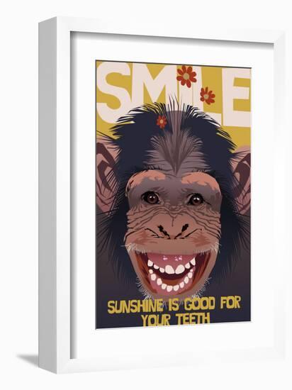 Smile III-Ken Hurd-Framed Art Print