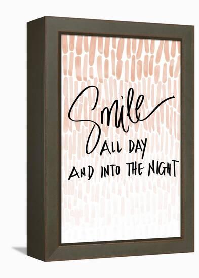 Smile Into the Night-Ann Marie Coolick-Framed Stretched Canvas