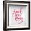 Smile its Friday Lettering-Lelene-Framed Art Print