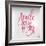 Smile its Friday Lettering-Lelene-Framed Art Print