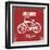 Smile More Ride a Bike-Evangeline Taylor-Framed Art Print