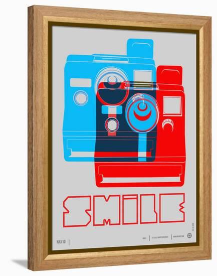 Smile Polaroid Poster-NaxArt-Framed Stretched Canvas
