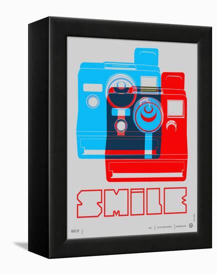 Smile Polaroid Poster-NaxArt-Framed Stretched Canvas